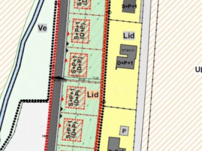 Tren intravilan zona sopor pentru constructii