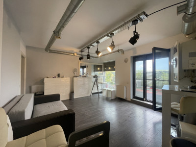 Spatiu tehnic | de vanzare | 2 camere | Marasti | terasa de 50mp